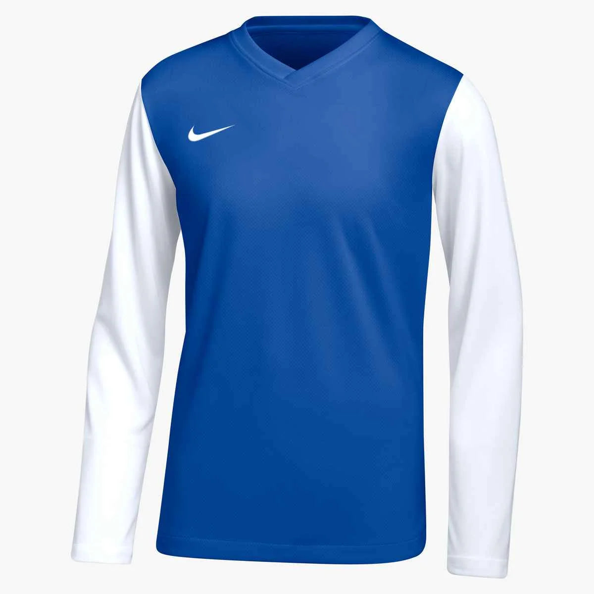 Nike Big Kids' Dri-Fit Tiempo Premier 2 Long-Sleeve Soccer Jersey Blue color