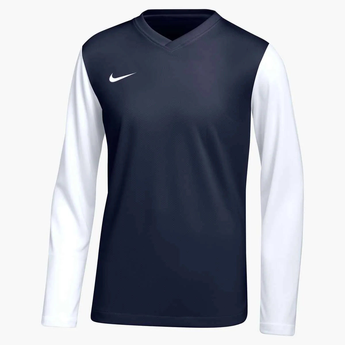 Nike Big Kids' Dri-Fit Tiempo Premier 2 Long-Sleeve Soccer Jersey Navy color