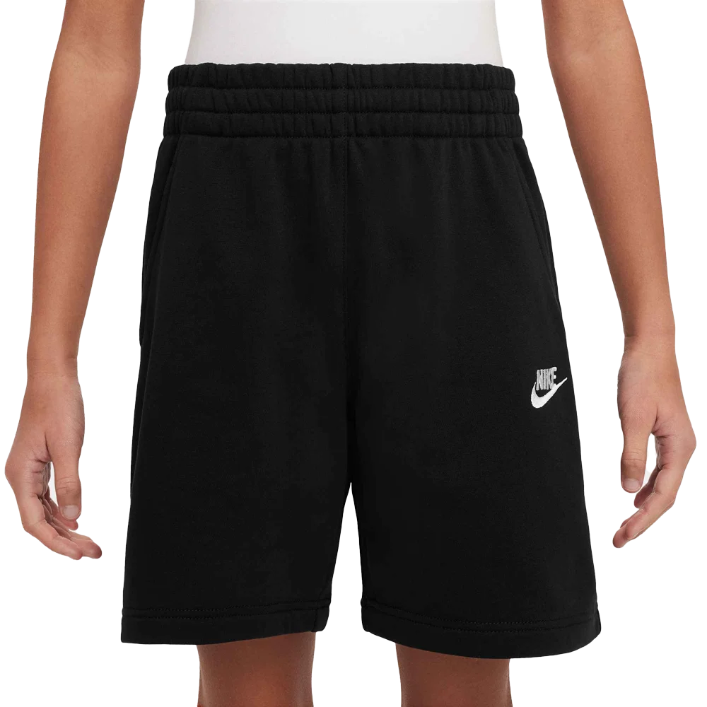 Nike Big Kids' Sportswear Club Fleece  French Terry Shorts Black color