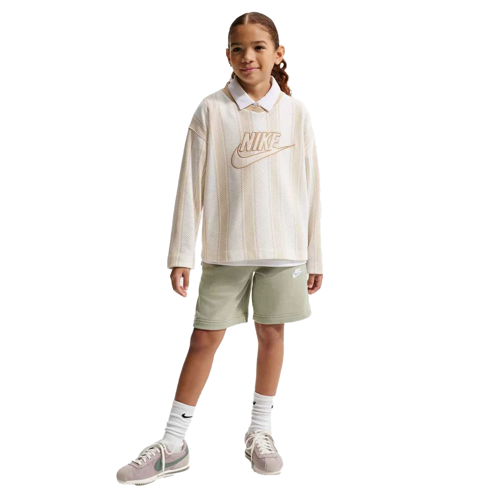 Nike Big Kids' Sportswear Club Fleece  French Terry Shorts