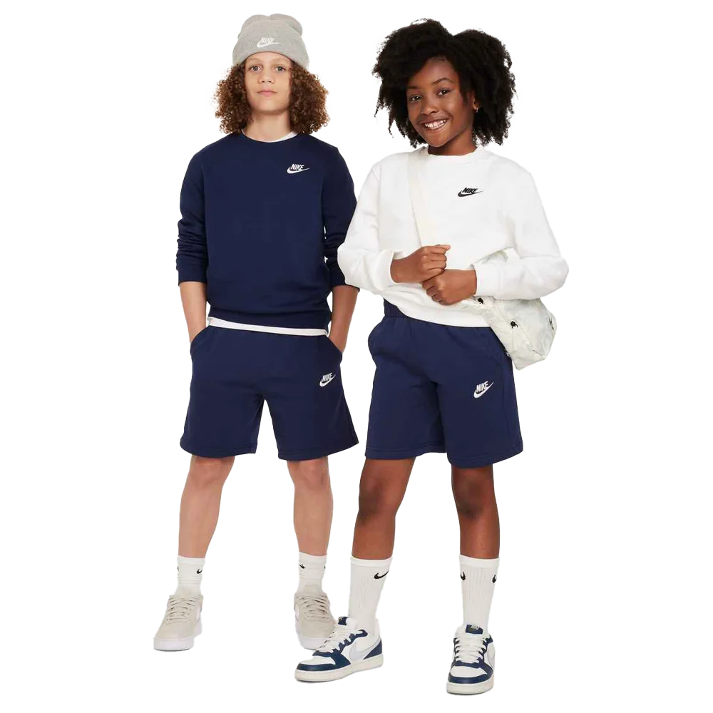 Nike Big Kids' Sportswear Club Fleece  French Terry Shorts