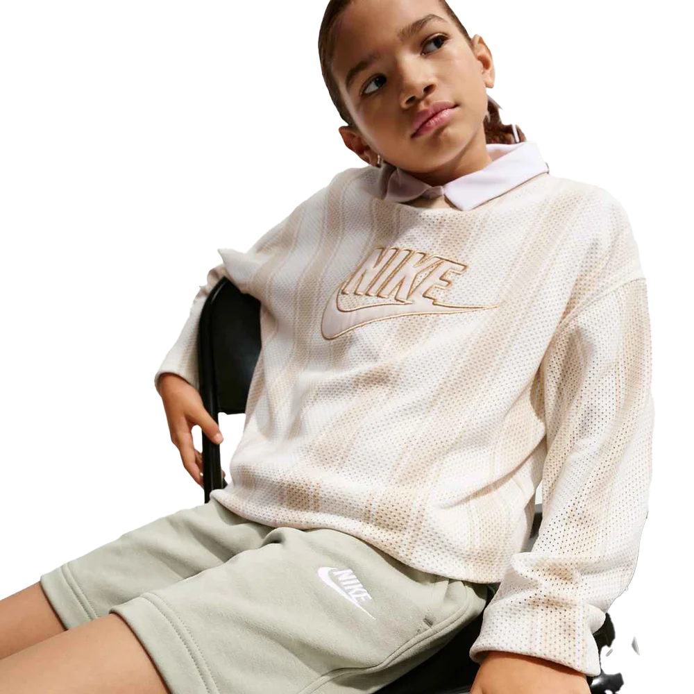 Nike Big Kids' Sportswear Club Fleece  French Terry Shorts