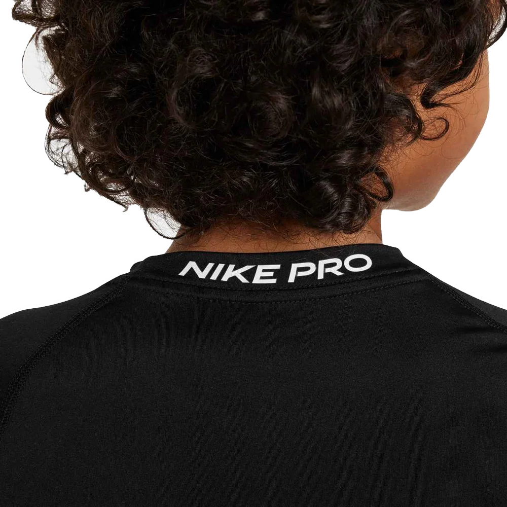 Nike Boys Pro Big Kids  Dri-FIT Short-Sleeve Top