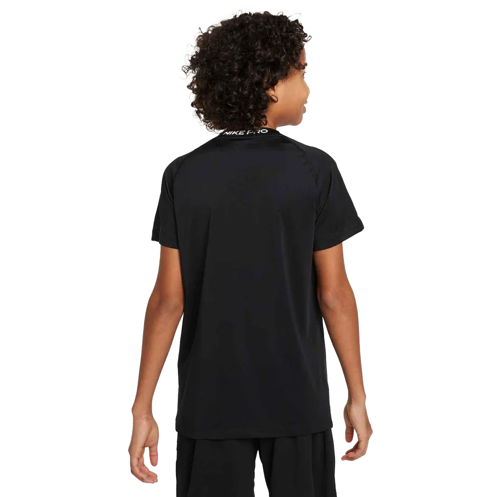 Nike Boys Pro Big Kids  Dri-FIT Short-Sleeve Top
