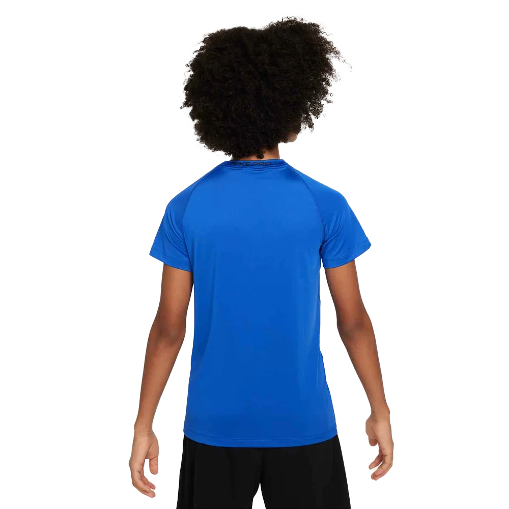Nike Boys Pro Big Kids  Dri-FIT Short-Sleeve Top