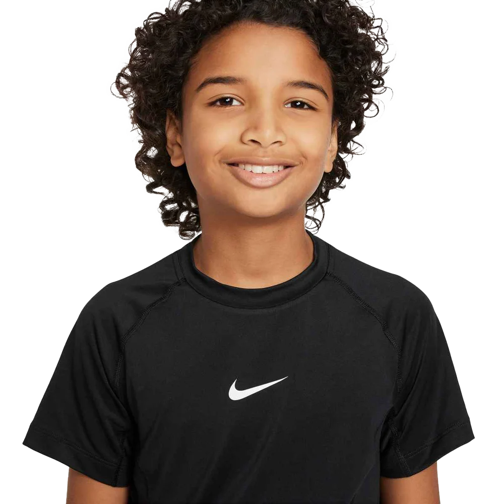 Nike Boys Pro Big Kids  Dri-FIT Short-Sleeve Top