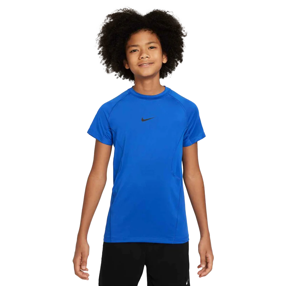 Nike Boys Pro Big Kids  Dri-FIT Short-Sleeve Top