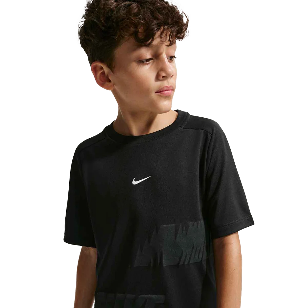 Nike Boys Multi Big Kids Dri-FIT Short-Sleeve Top