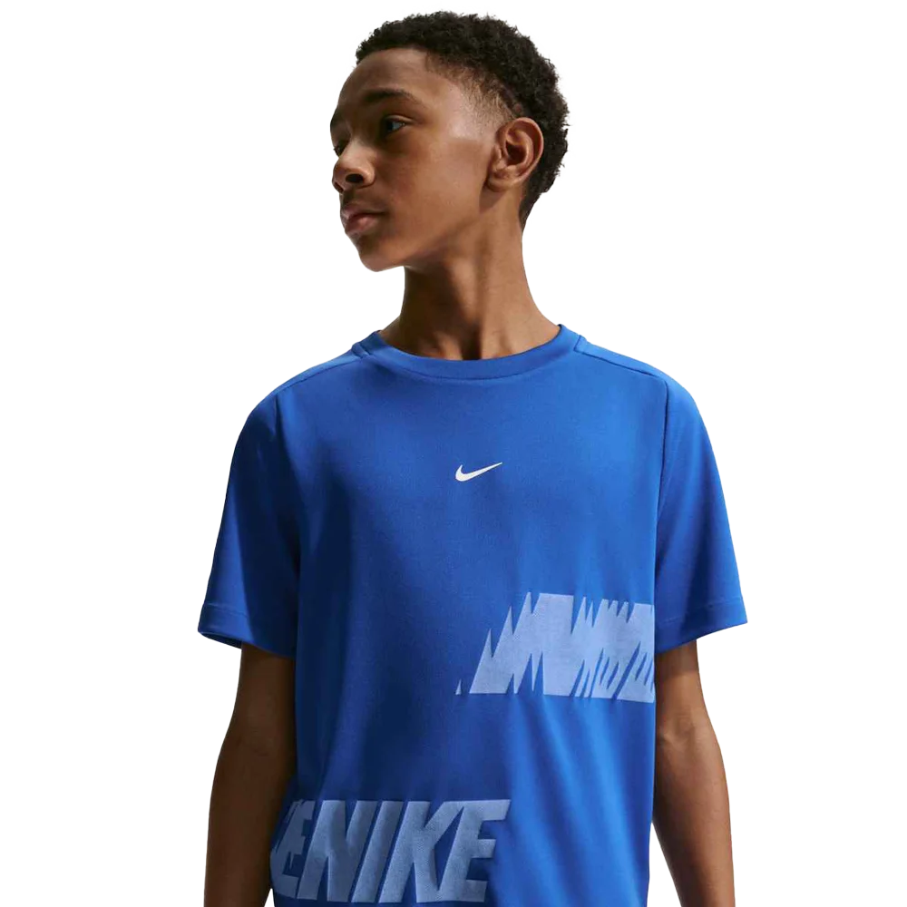 Nike Boys Multi Big Kids Dri-FIT Short-Sleeve Top
