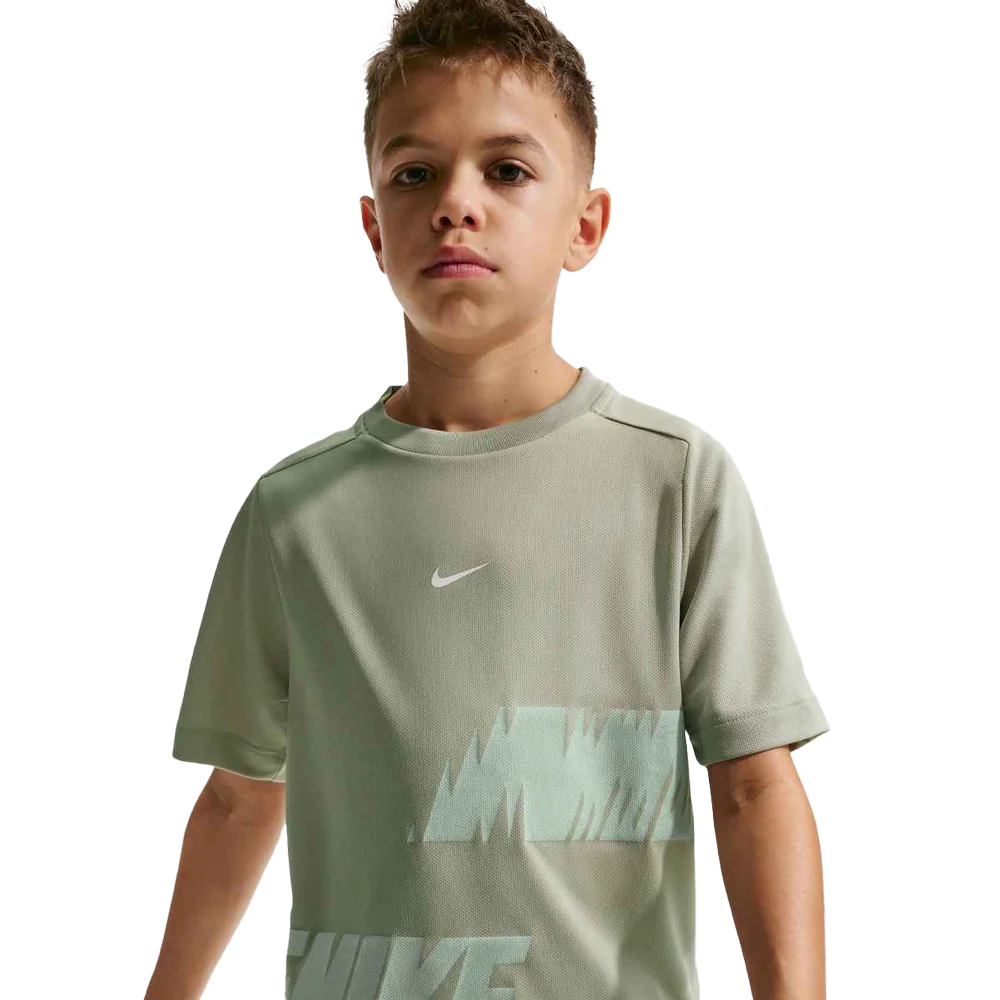 Nike Boys Multi Big Kids Dri-FIT Short-Sleeve Top