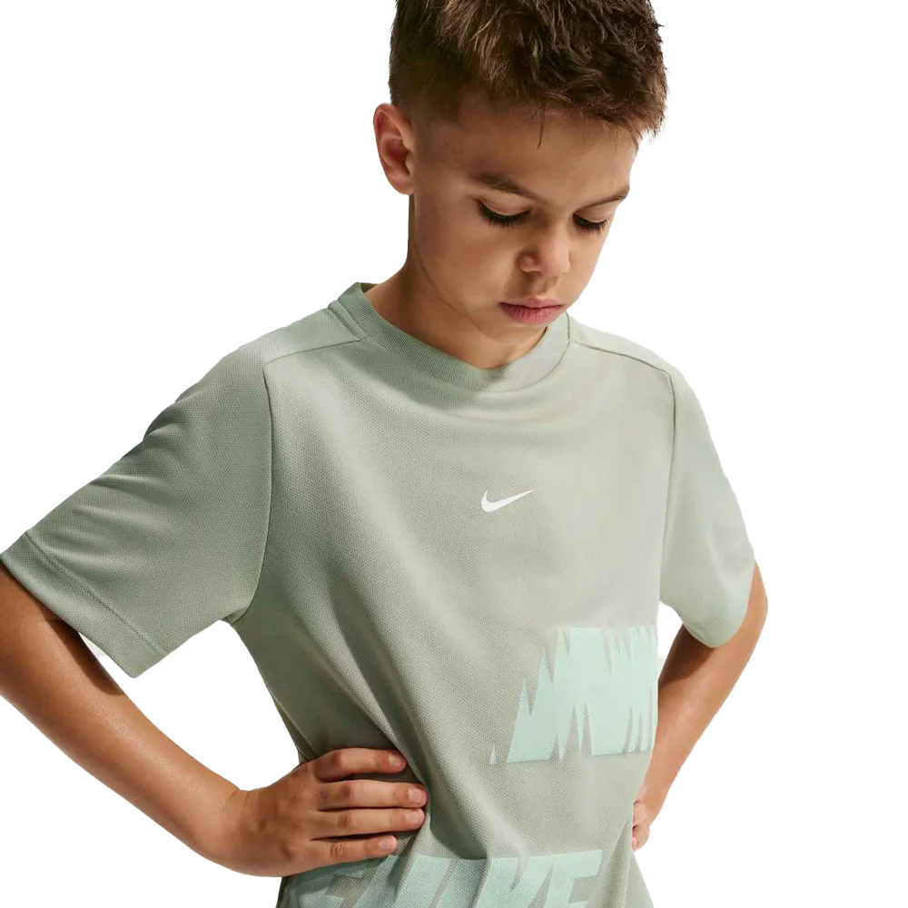 Nike Boys Multi Big Kids Dri-FIT Short-Sleeve Top