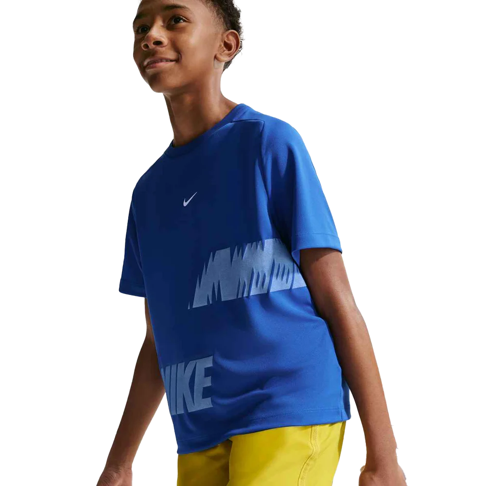 Nike Boys Multi Big Kids Dri-FIT Short-Sleeve Top