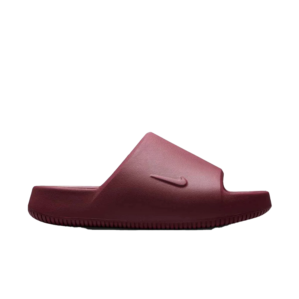 Nike Women's Calm 2.0 Slides Maroon color