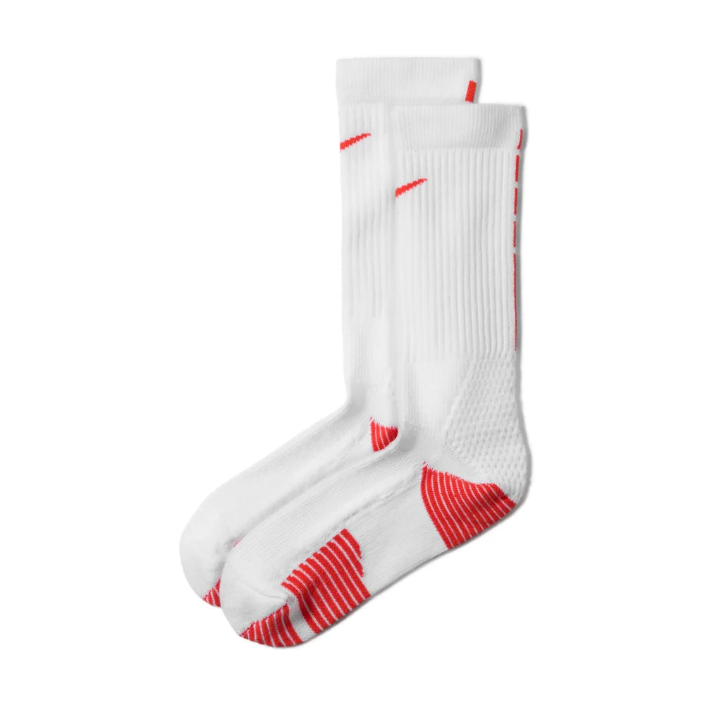 Nike Elite 2.0 Cushioned Crew Socks Orange color.
