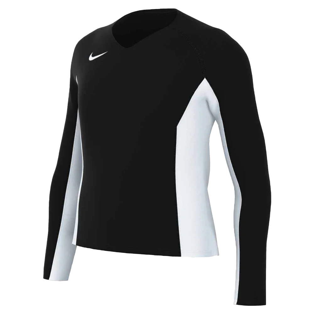 Nike Girls Ace Big Kids Long-Sleeve Volleyball Jersey (Stock) black