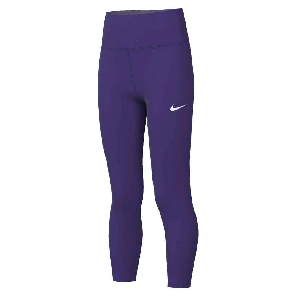 Nike Girls Match Elite Big Kids Volleyball 7/8 Leggings (Stock) purple