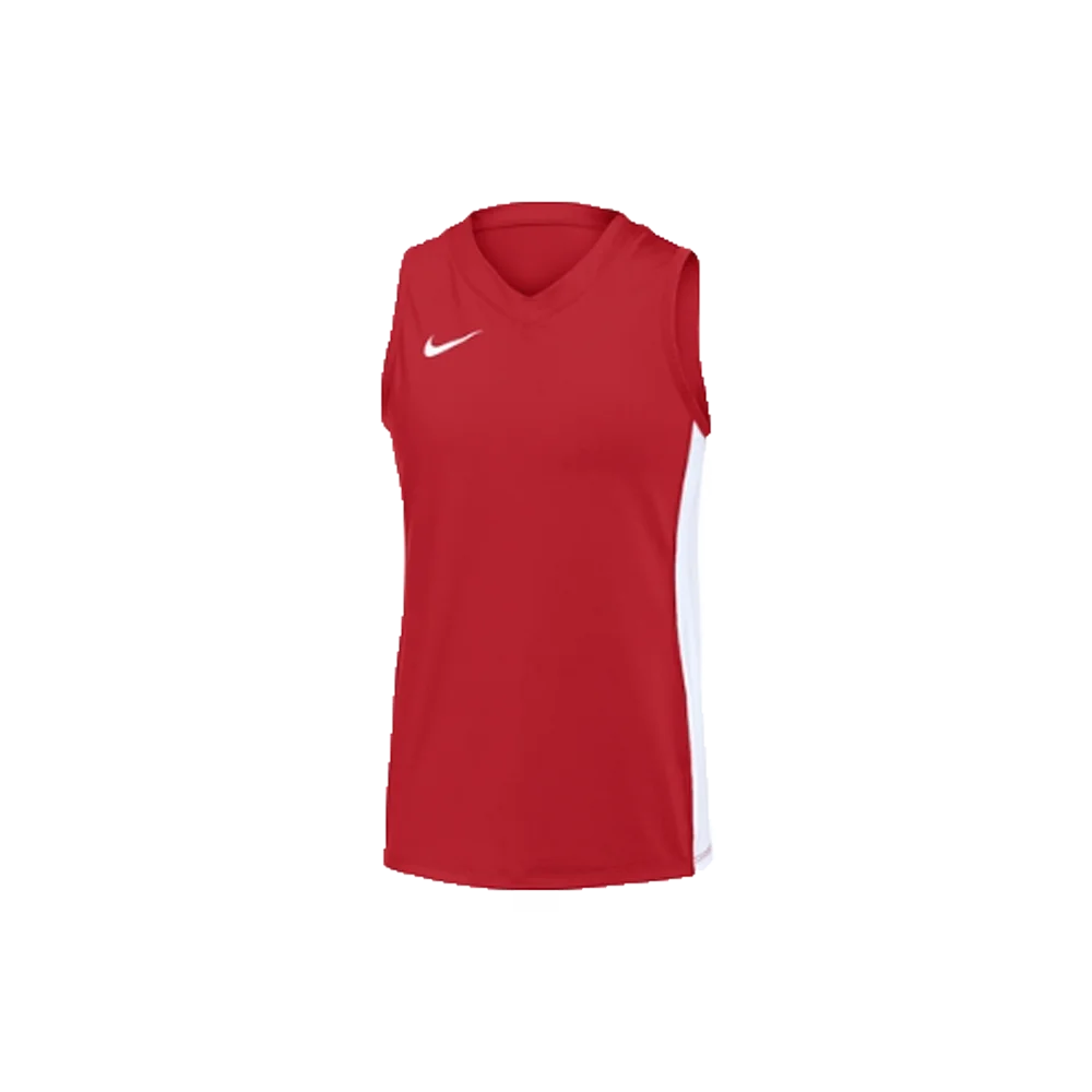 Nike Girls Stock Ace SL Big Kids Volleyball Jersey (Stock) red.