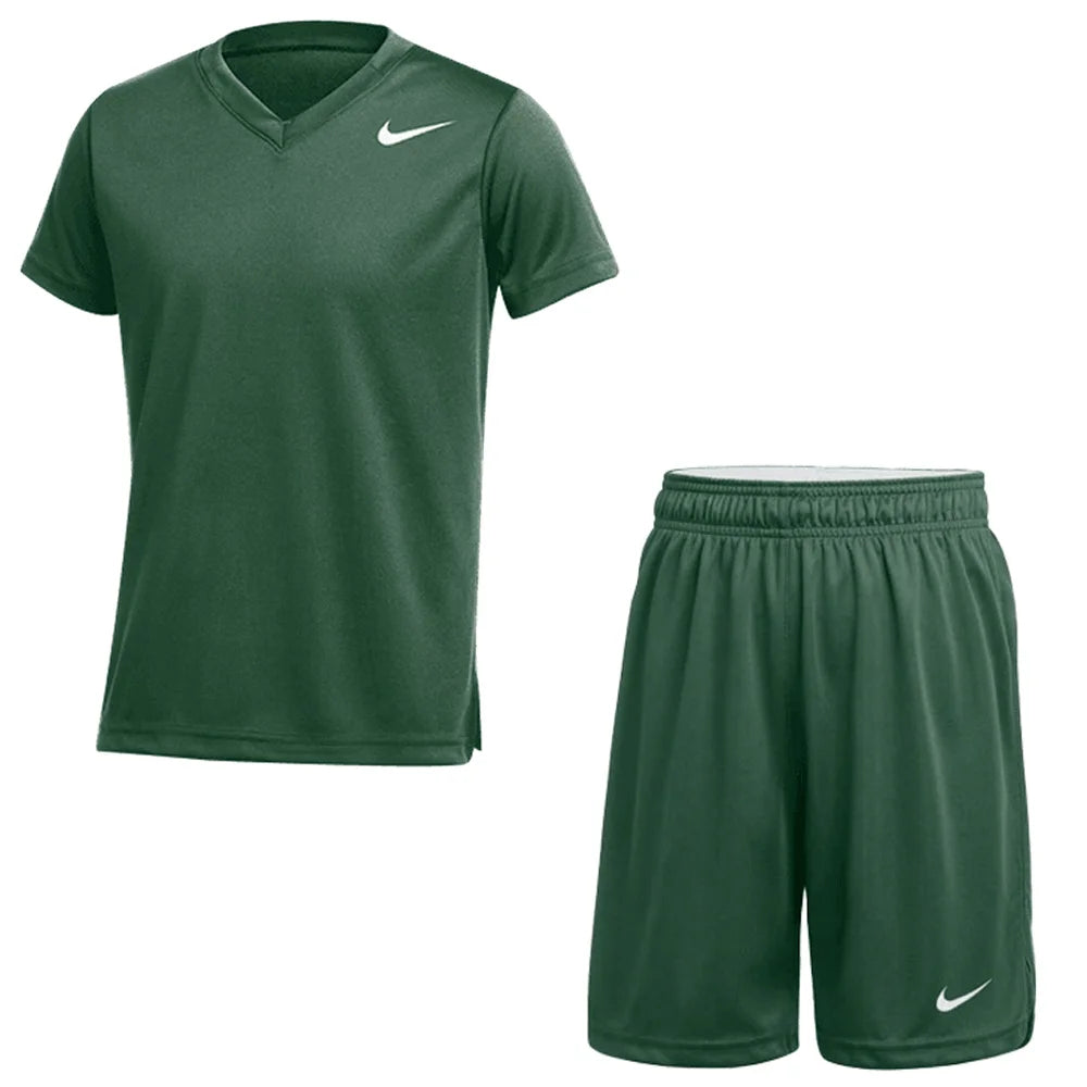 Nike Kid's  Club Stock Speed Set - Jersey and Shorts green color