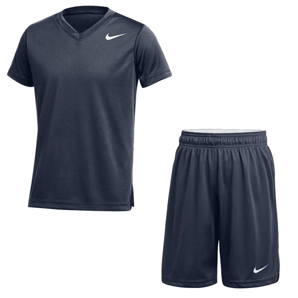 Nike Kid's  Club Stock Speed Set - Jersey and Shorts navy color