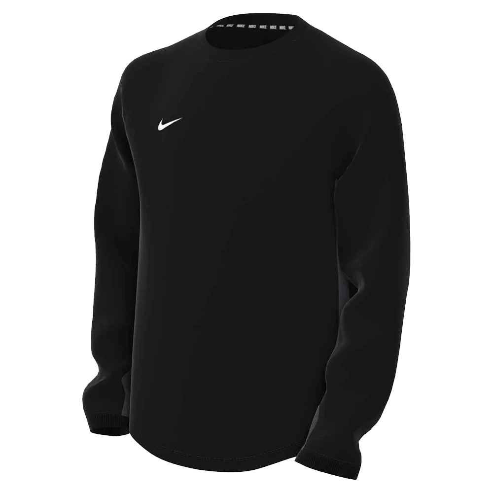 Nike Kid's Stock Dri-Fit Pregame Top LS black color