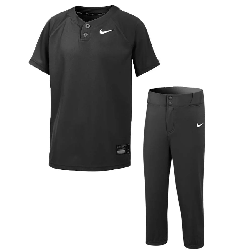 Nike Kid's Stock Vapor Select2 Set - 2 Button Jersey and High Pant black color