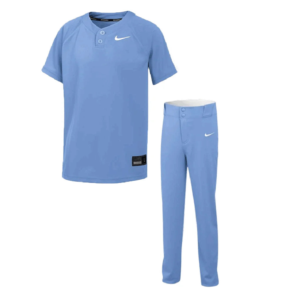 Nike Kid's Stock Vapor Select2 Set - 2 Button Jersey and Pants blue  color