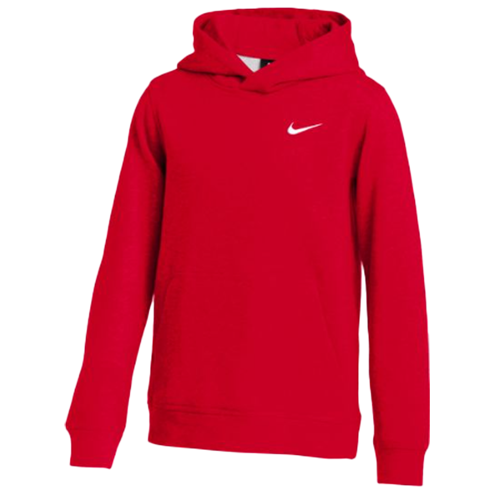 Red nike hoodie youth sale