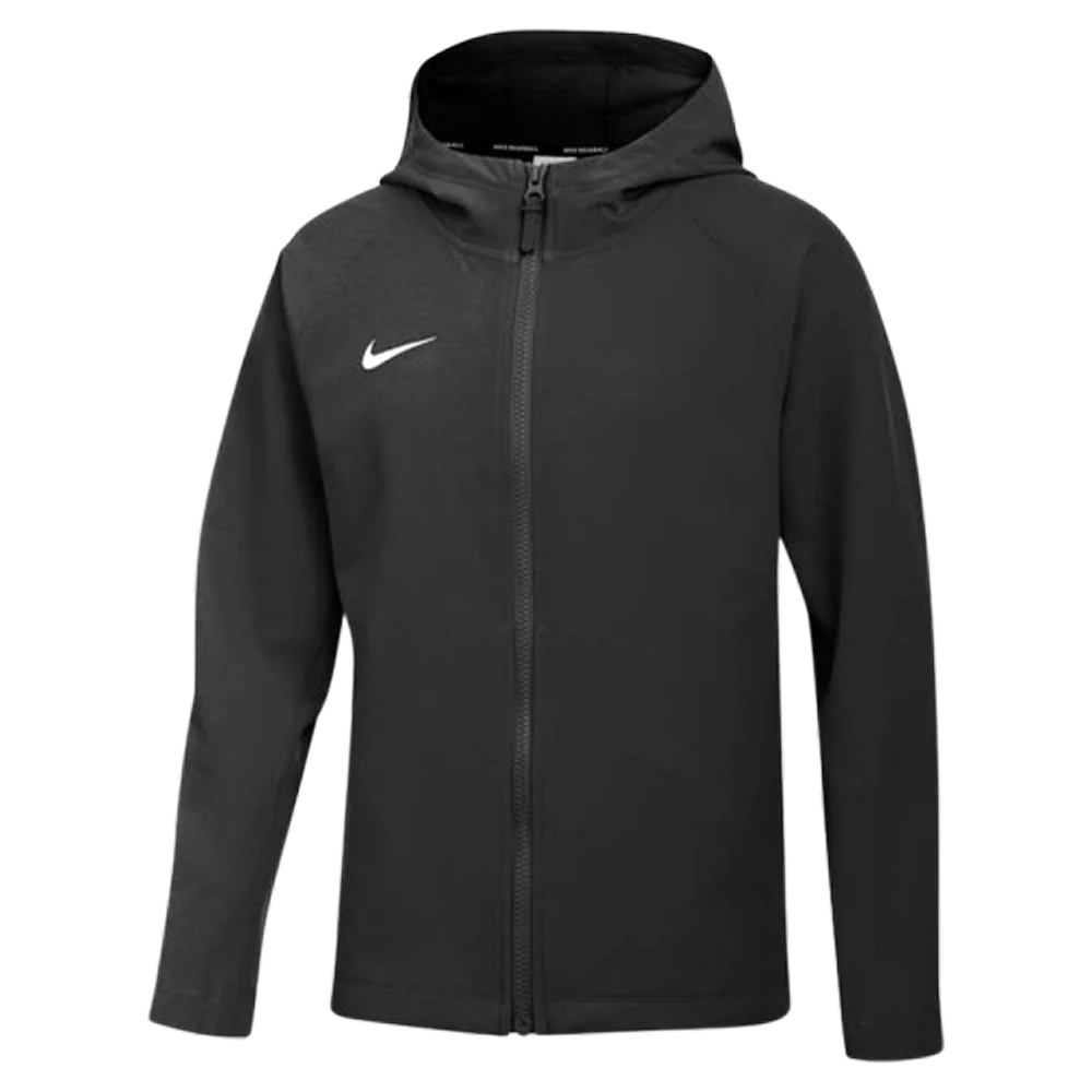 Nike Kids Stock Therma-fit Ls Pre-game Full Zip Hoodie (Standard Fit) Black color  