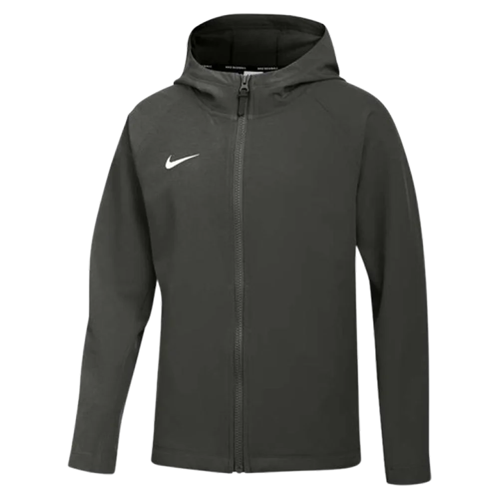 Nike Kids Stock Therma-fit Ls Pre-game Full Zip Hoodie (Standard Fit) gray color  