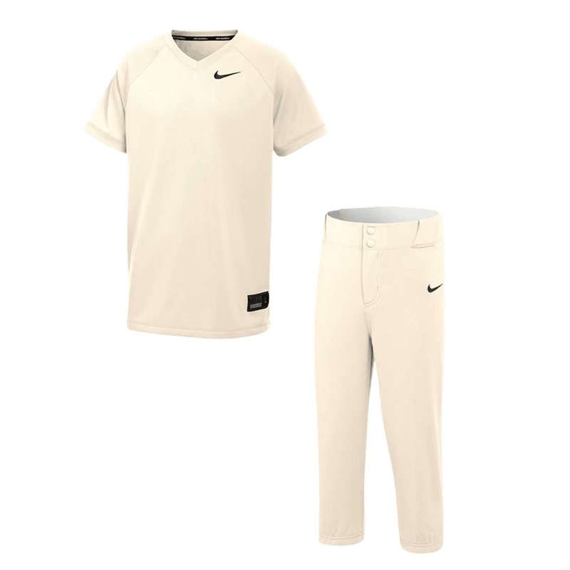 Conjunto Nike Vapor Select2 para niños: camiseta de cuello en V y pantalón alto.