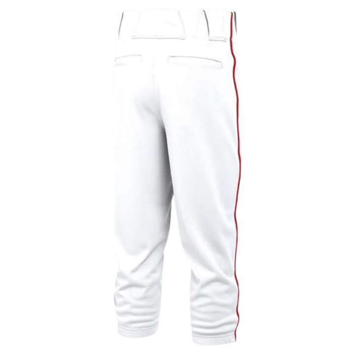 Nike white baseball pants with red piping online