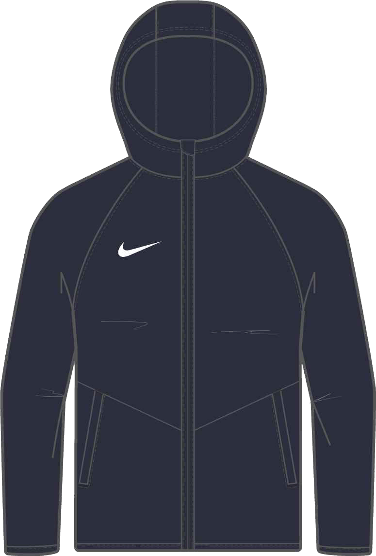 Chaqueta Nike Team FZ HD Relentless para niños 