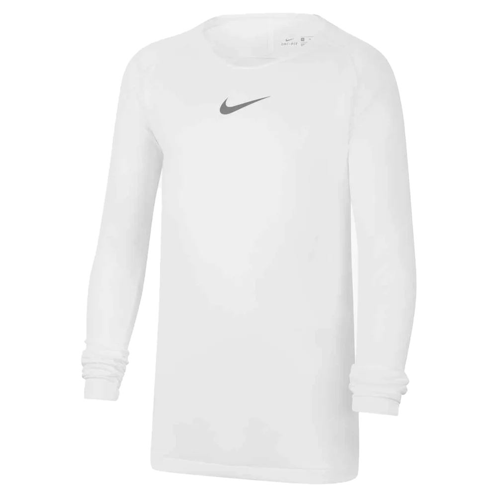 Nike Kids' Dri-Fit Park First Layer  Soccer Jersey White color