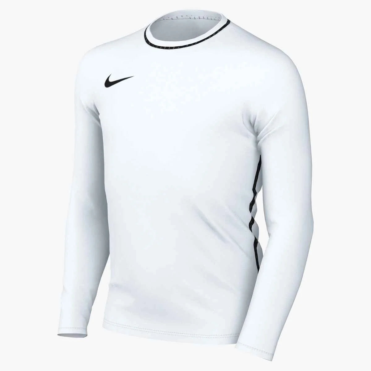 Nike Kids' Dri-Fit  Park Long-Sleeve Soccer Crew-Neck Top White color