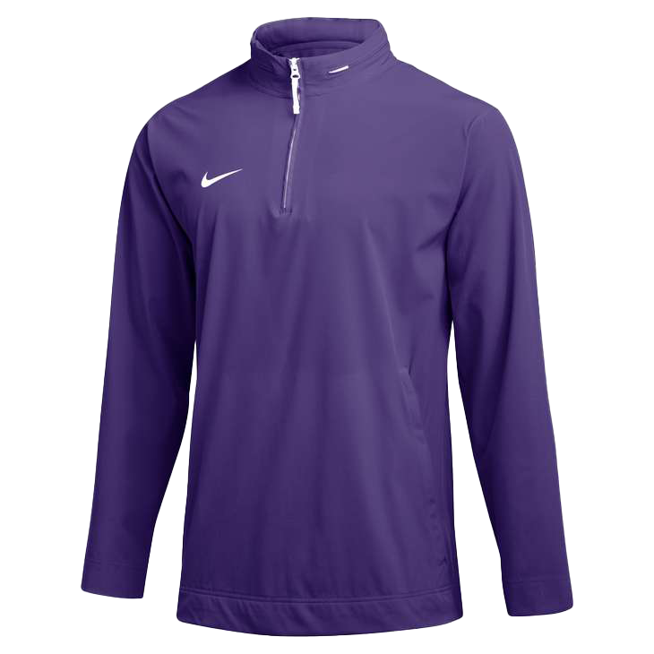 Nike Team Football 1/4 Zip Lightweight Jacket Purple & Yellow Men’s outlet Sz XL New