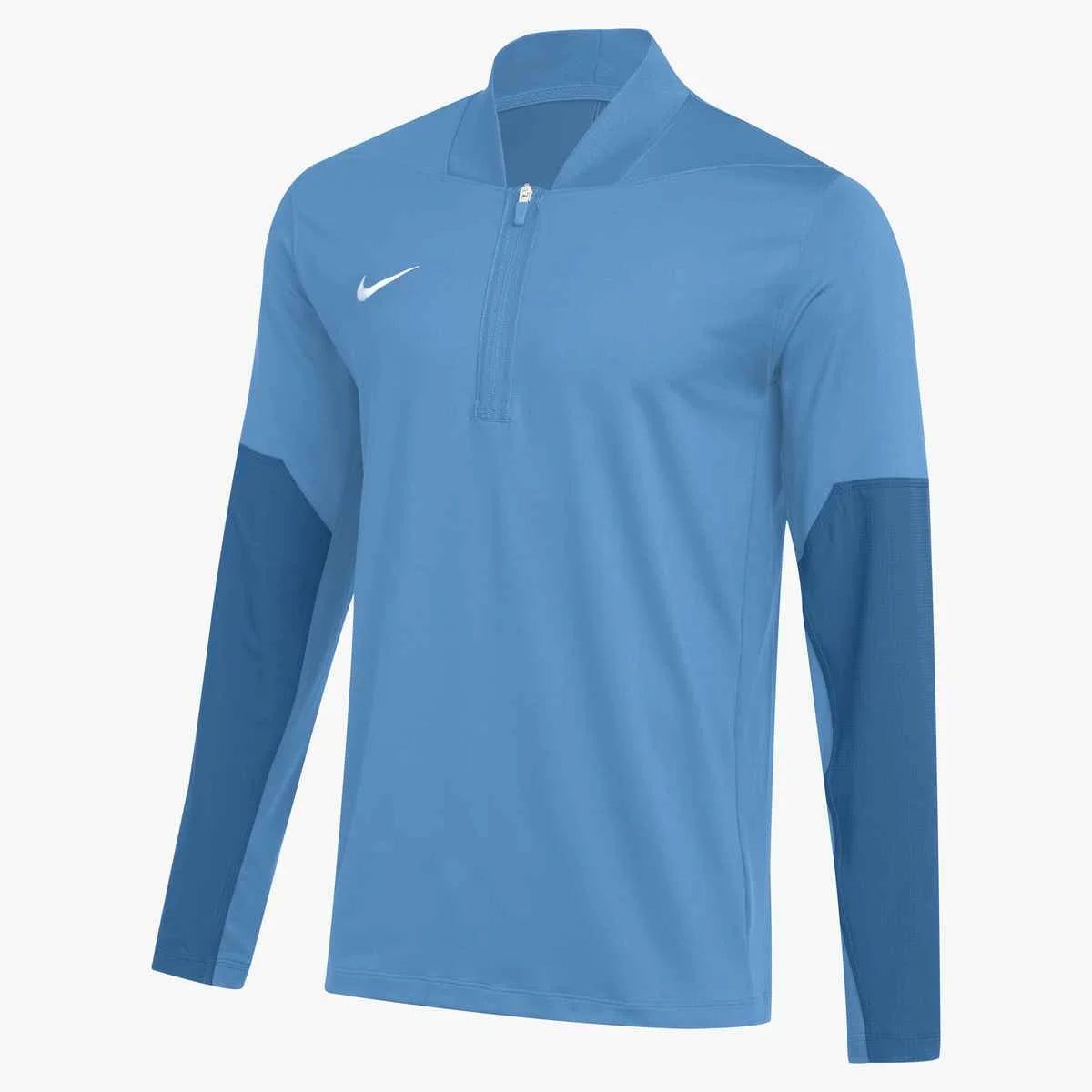 Nike Men's Dri-FIT 1/2-Zip Long-Sleeve Top (Stock)  Blue color