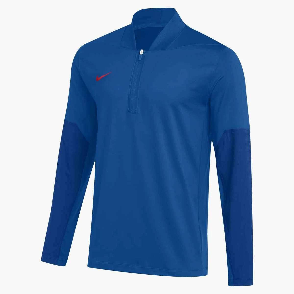 Nike Men's Dri-FIT 1/2-Zip Long-Sleeve Top (Stock) Blue color