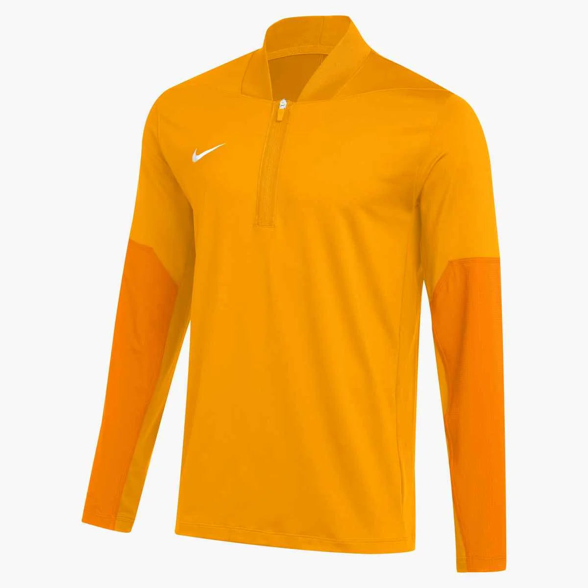 Nike Men's Dri-FIT 1/2-Zip Long-Sleeve Top (Stock) Yellow color