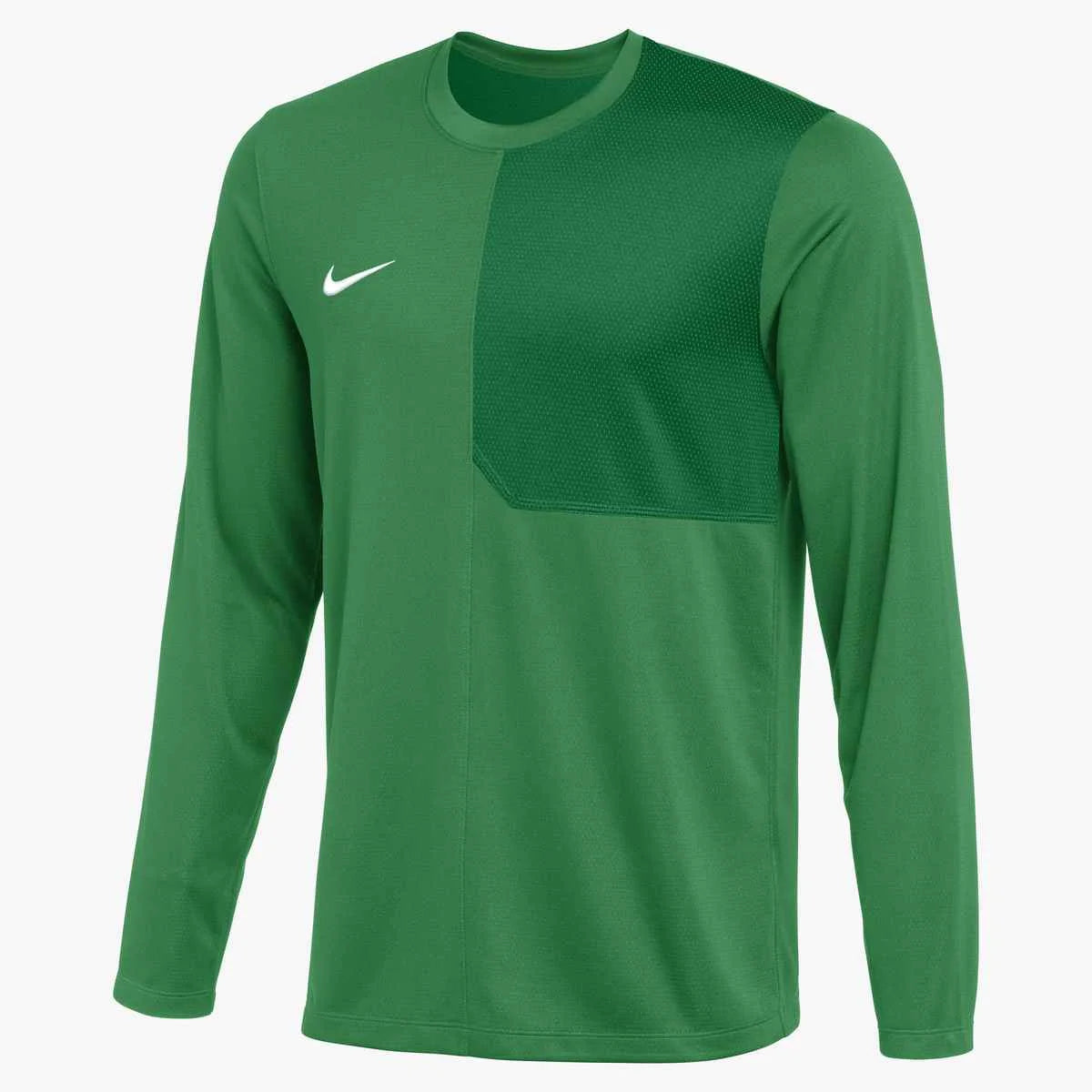 Nike Men's Dri-FIT Long-Sleeve UV Coach Top (Stock) Green Color