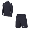 Conjunto Nike Dri-Fit Academy Pro 24 para hombre: camiseta y pantalón corto de entrenamiento.