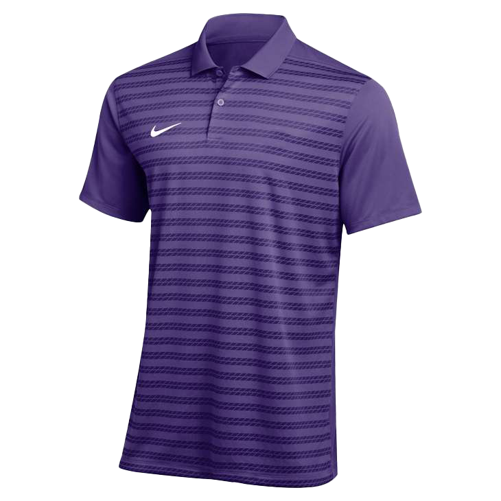 Nike Dry Victory Coaches Purple Mens Size L Polo Golf Shirt CW3434-545 selling