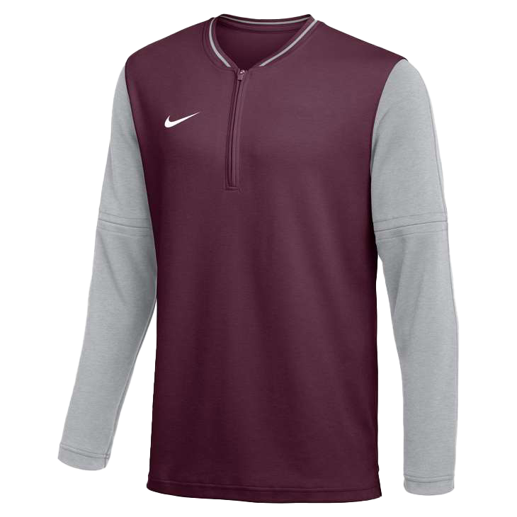 NEW Men's Large NIKE Dri-Fit Knit Long Sleeves Half Zip Pullover good Sweatshirt