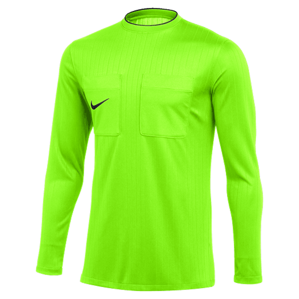 Nike Men s Dri Fit Referee II Long Sleeve Jersey M Volt Black