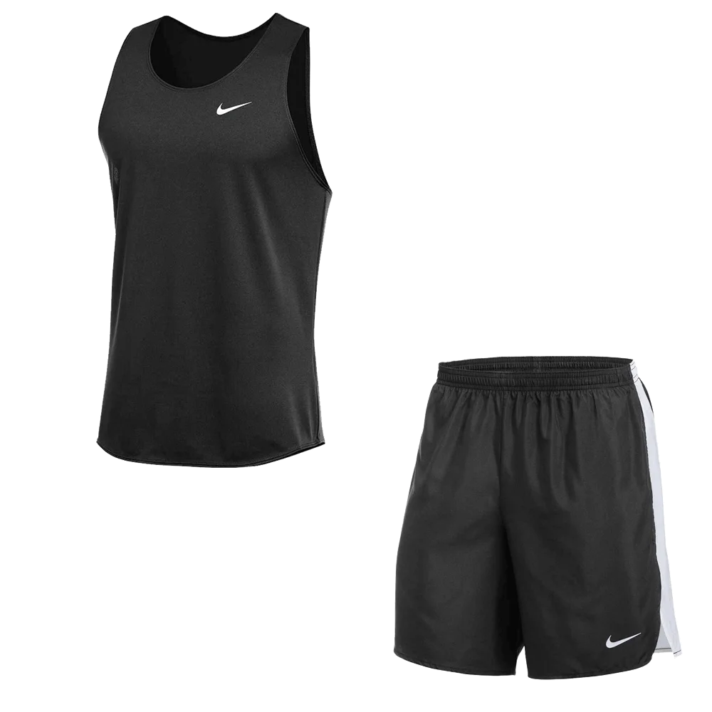 Nike Men's Dri-Fit Stock Fast Set - Singlet and 7IN Short black color