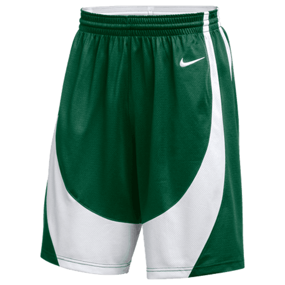 Green and white nike shorts on sale