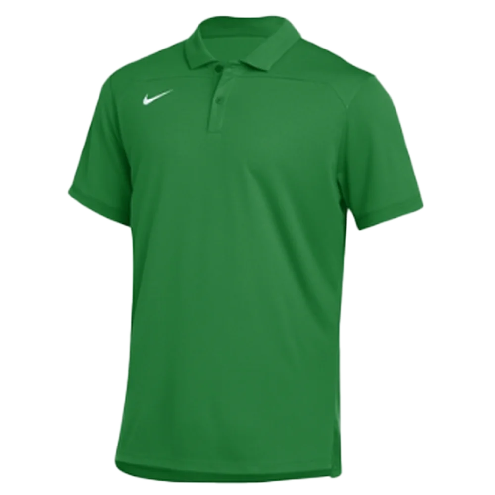 Nike Men's Dri-Fit UV Collegiate Polo Green color.