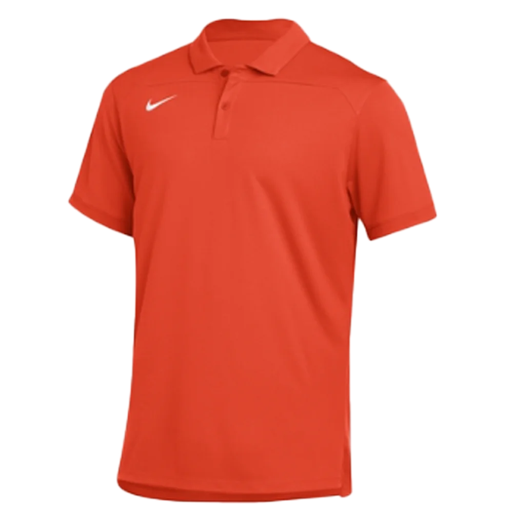 Nike Men's Dri-Fit UV Collegiate Polo Orange color. 
