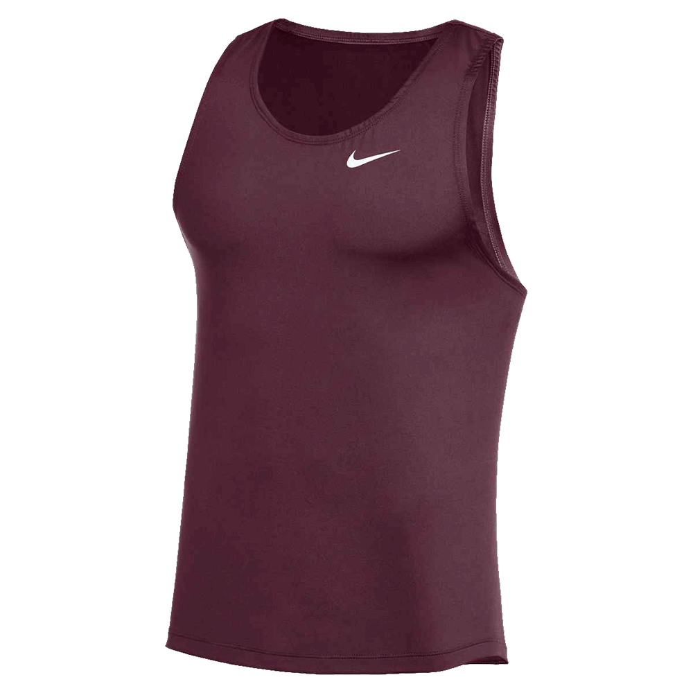 Deep Maroon/White