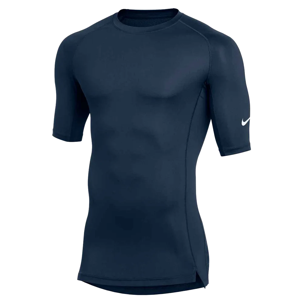 Nike Men's Pro Dri-FIT  1/2-Sleeve Football Top Navy color