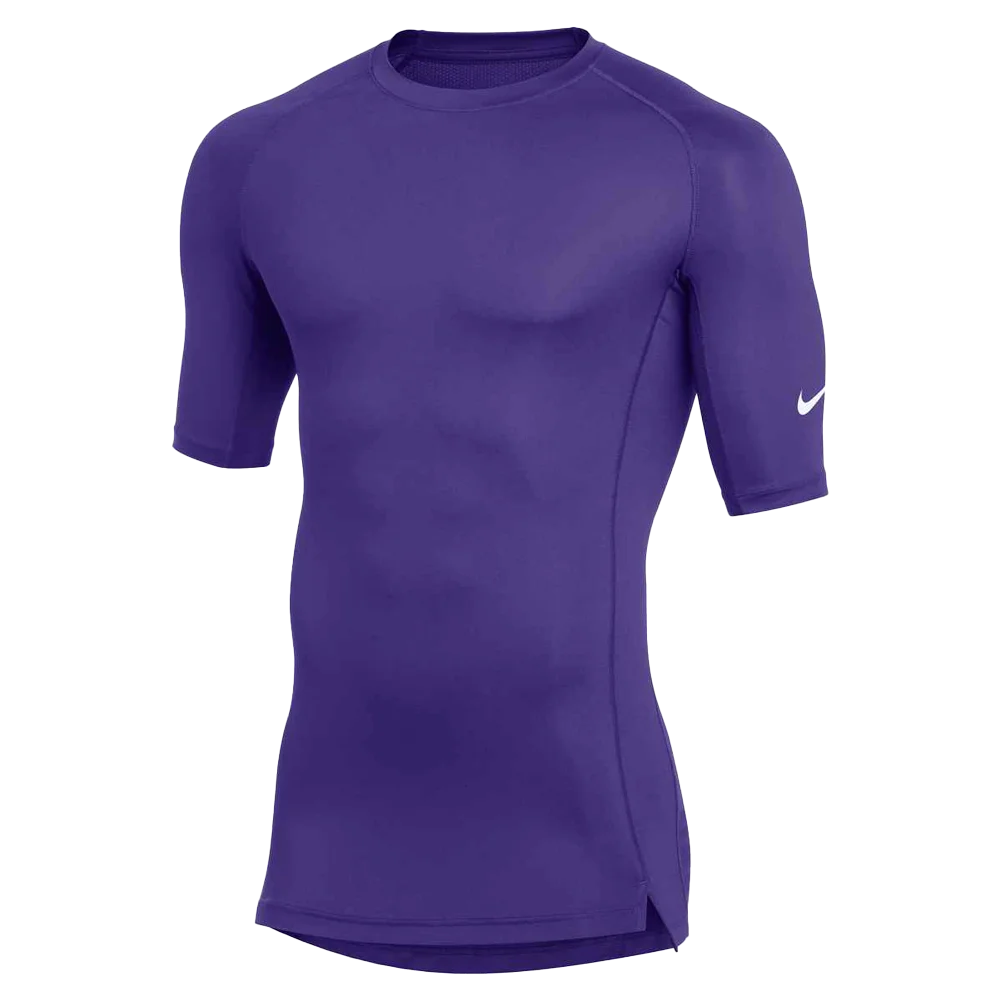 Nike Men's Pro Dri-FIT  1/2-Sleeve Football Top Blue color